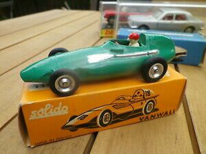 �y���������z�z�r�[�@�͌^�ԁ@�ԁ@���[�V���O�J�[ �t�����X�I���W�i���{�b�N�X�V���[�Ysolido france serie 100 vanwall n 104 etat neuf dans tres belle boite dorigine