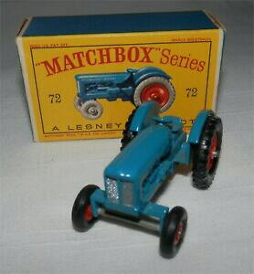yzzr[@͌^ԁ@ԁ@[VOJ[ }b`W[g^[{bNX1960 s matchbox lesney 72 fordson major tracteur comme neuf in box