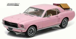 �y���������z�z�r�[�@�͌^�ԁ@�ԁ@���[�V���O�J�[ �t�H�[�h�}�X�^���O�T�A�[�ggreenlight 118 auto in metallo ford mustang 1967 rosa art 12966