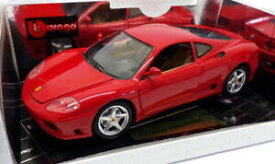 【送料無料】ホビー　模型車　車　レーシングカー フェラーリモデナレッドスケールモデルburago 118 scale model car 3358 1999 ferrari 360 modena red