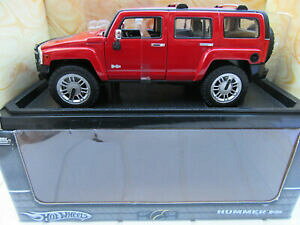 �y���������z�z�r�[�@�͌^�ԁ@�ԁ@���[�V���O�J�[ �n���}�[�{�b�N�Xhummer h3 hotwheels 118 en boite excellent etat