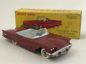 【送料無料】ホビー 模型車 車 レーシングカー フォードサンダーバードカブリオレドライバボックスdinky toys 555 61 meccano ford thunderbird cabriolet conducteur boite c2456