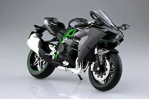 yzzr[@͌^ԁ@ԁ@[VOJ[ I[goCfkawasaki ninja h2 moto modele deja assemble 112 aoshima