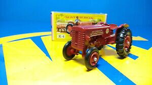 �y���������z�z�r�[�@�͌^�ԁ@�ԁ@���[�V���O�J�[ �}�b�`�L���O�T�C�Yk�g�^�[�r���e�[�W�g�Cmatchbox king taille, aucune 4 k4 international tracteur 1961 jouet vintage