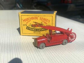 【送料無料】ホビー　模型車　車　レーシングカー マッチモコデニスボックスmatchbox moko lesney 9 dennis fire escape box original 9a