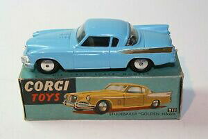 �y���������z�z�r�[�@�͌^�ԁ@�ԁ@���[�V���O�J�[ �R�[�M�[�{�b�N�Xcorgi 211 studebaker, excellent etat en bonne boite dorigine