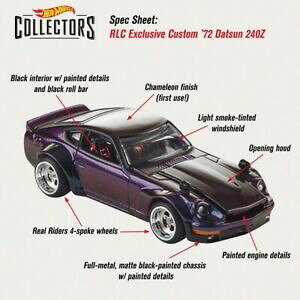 【送料無料】ホビー 模型車 車 レーシングカー ホットホイールカスタムダットサンオーダーhot wheels 2019 rlc exclusive custom 72 datsun 240z order confirmed