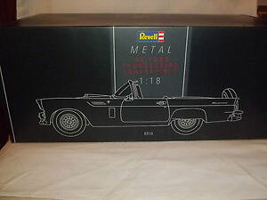 【送料無料】ホビー 模型車 車 レーシングカー フォードサンダーバードカブリオレミントrevell metal 8818 56 ford thunderbird cabriolet noir 118 mint amp; boxed