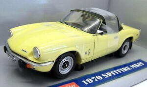 �y���������z�z�r�[�@�͌^�ԁ@�ԁ@���[�V���O�J�[ �T���X�^�[�X�P�[��sunstar 118 echelle moule sous pression 1051 1970 triumph spitfire mkiv jaune pale