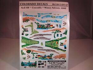 yzzr[@͌^ԁ@ԁ@[VOJ[ fJ[AEfBjAf[hRhdecals 143 audi r8 crocodile winner adelaide 2000 colorado 43147