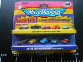 【送料無料】ホビー　模型車　車　レーシングカー マイクロマシンマイクロマシンcギグmicro machines micromachines ultramoderne 6 collezione 3 c galoob gig rare