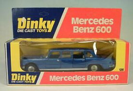 【送料無料】ホビー　模型車　車　レーシングカー メルセデスベンツ＃dinky toys 128 mercedes benz 600 ovp 3828