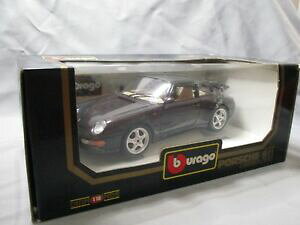 yzzr[@͌^ԁ@ԁ@[VOJ[ |VFJubNai344 bburago burago 118 porsche 911 carrera 1993 noire ref 3060