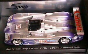 yzzr[@͌^ԁ@ԁ@[VOJ[ AEfB`[}Xp[Naudi r8 team veloqx 88 2nd 24 hours of le mans 2004 spark 118