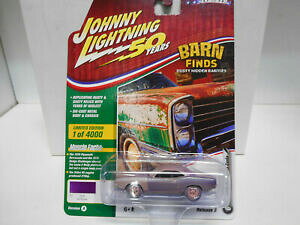 �y���������z�z�r�[�@�͌^�ԁ@�ԁ@���[�V���O�J�[ �v���}�X�W���j�[plymouth cuda 1970 barn finds dufty hidden johnny lightning 164