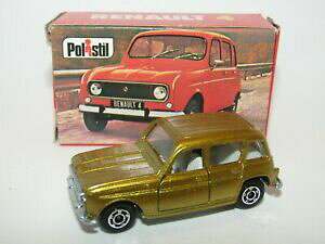 �y���������z�z�r�[�@�͌^�ԁ@�ԁ@���[�V���O�J�[ ���m�[�S�[���h�{�b�N�Xpolistil renault 4 or art rj 22 en parfait etat, dans sa boite rare
