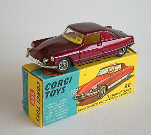 yzzr[@͌^ԁ@ԁ@[VOJ[ R[M[_fBJbgcorgi toys 259 le dandy coupe mb comme neuf boxed