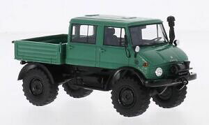yzzr[@͌^ԁ@ԁ@[VOJ[ ZfX_uLrO[flIXP[fmercedes unimog u416 double cabin green 143 model neo scale models