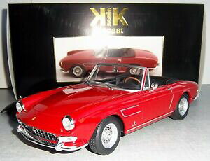 yzzr[@͌^ԁ@ԁ@[VOJ[ XP[tF[bhXpC_[_CJXg{bNXkk scale 1964 ferrari 275 gts pininfarina spyder rouge diecast 118 en parfait etat, dans sa boit