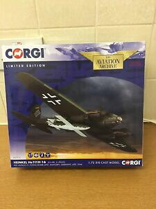 yzzr[@͌^ԁ@ԁ@[VOJ[ R[M[A[JCuXP[corgi aviation archive heinkel he111h16 aa33716 echelle 172