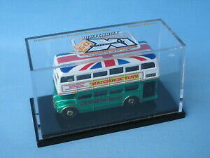 �y���������z�z�r�[�@�͌^�ԁ@�ԁ@���[�V���O�J�[ �}�b�`�o�X�f�B�i�[���A���f��matchbox routemaster bus 2013 gathering diner modele rare blanc et vert