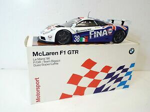 yzzr[@͌^ԁ@ԁ@[VOJ[ fv[V}N[}`[tBiA{bNX118 ut model promo mclaren f1 gtr le mans 96 team fina bigazzi en parfait etat, dans sa boi