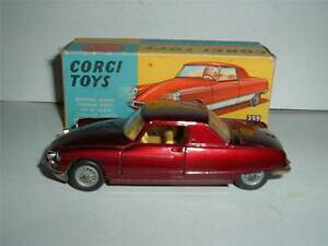 �y���������z�z�r�[�@�͌^�ԁ@�ԁ@���[�V���O�J�[ �R�[�M�[�V�g���G���_���f�B�J�b�v�{�b�N�X�`�b�vcorgi toys 259 citroen le dandy coupe quelques jetons avec sa boite, voir les photos