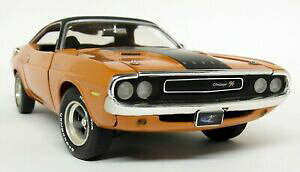 �y���������z�z�r�[�@�͌^�ԁ@�ԁ@���[�V���O�J�[ �X�P�[���_�b�W�`�������W���[�I�����W�_�C�J�X�gertl echelle 118 2 fast 2 furious 1970 dodge challenger orange diecast car