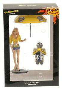 yzzr[@͌^ԁ@ԁ@[VOJ[ oeB[mbVfvalentino rossi pilota figure amp; ragazza ombrellina motogp 2006 112 model