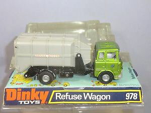 yzzr[@͌^ԁ@ԁ@[VOJ[ fxbhtH[h{bNXSO[o[Wdinky toys model 978 bedford refuse wagon vert metallique version vn en parfait etat, dans sa bo