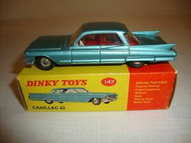 【送料無料】ホビー　模型車　車　レーシングカー キャデラックオリジナルボックスdinky 147 cadillac 62nr comme neuf in original box