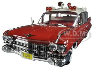 yzzr[@͌^ԁ@ԁ@[VOJ[ LfbNRNV1959 cadillac ambulance redwhite precision collection 118 by greenlight 18001