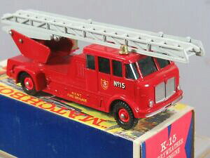 yzzr[@͌^ԁ@ԁ@[VOJ[ }b`LOTCYf{bNXGWmatchbox king size modele k151 merryweather fire engine en parfait etat, dans sa boite