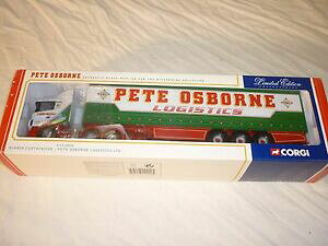 yzzr[@͌^ԁ@ԁ@[VOJ[ R[M[s[gIY{[corgi cc12209 scania curtianside pete osborne logistique ltd