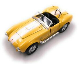 【送料無料】ホビー　模型車　車　レーシングカー シェルビーコブラカブリオレモデルスポーツカーsshelby cobra modele cabriolet voiture sport ancienne auto jaune masstab 13 4