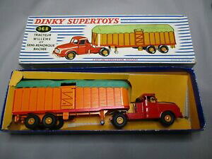 �y���������z�z�r�[�@�͌^�ԁ@�ԁ@���[�V���O�J�[ �g�^�[�Z�~�g���[��aj734 dinky toys fr 143 tracteur willeme semi remorque bachee ref 36b bon etat