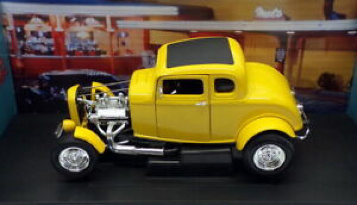 楽天市場】【送料無料】ホビー 模型車 車 レーシングカー スケールアメリカングラフィティフォードeデュースertl echelle 118 32078american graffiti 1932 ford deuce coupejaune : hokushin