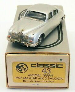 yzzr[@͌^ԁ@ԁ@[VOJ[ NVbNXP[fWK[TVo[classic 43 143 scale model car 1000a 1959 jaguar mk2 saloon silver