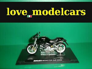 �y���������z�z�r�[�@�͌^�ԁ@�ԁ@���[�V���O�J�[ �h�D�J�e�B�����X�^�[modelbike 124 altaya ducati monster s4r 2003