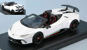 yzzr[@͌^ԁ@ԁ@[VOJ[ {M[jptH[}XXpC_[flamborghini huracan performante spyder shiny white monocerus 143 model