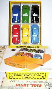 �y���������z�z�r�[�@�͌^�ԁ@�ԁ@���[�V���O�J�[ �A�g���X���f���{�b�N�Xle dernier casket cret dinky atlas simca 5 avec 6 modeles ref 35a 156 box