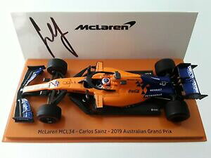 yzzr[@͌^ԁ@ԁ@[VOJ[ Xp[N}N[TCc100I[XgAspark 143 mclaren edition mcl34 signee csainz 100th gp australian 2019 le 55p