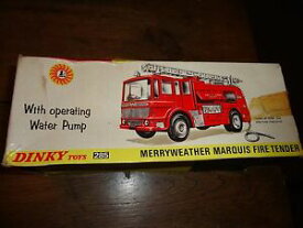 【送料無料】ホビー　模型車　車　レーシングカー dinky 285 merryweather marquis fire tender original boxed