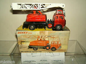 yzzr[@͌^ԁ@ԁ@[VOJ[ fW[YJ`o[N[{bNXdinky toys modele 970 jones fleetmaster cantilever crane vn en parfait etat, dans sa boite