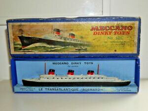 �y���������z�z�r�[�@�͌^�ԁ@�ԁ@���[�V���O�J�[ ���Adinky toys 52 c la normandie transatlantique paquebot navire 19351940 boxedrare b877