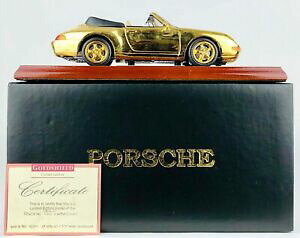 �y���������z�z�r�[�@�͌^�ԁ@�ԁ@���[�V���O�J�[ �J�������f��goldshield collectablesporsche 911 carrera cabrioletltd ed plaque or modele