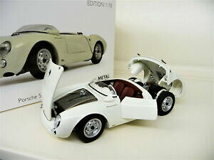 yzzr[@͌^ԁ@ԁ@[VOJ[ f|VFXpC_[zCgzCg118 schuco porsche 550 a spyder white blanc neuf