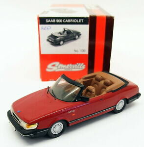 �y���������z�z�r�[�@�͌^�ԁ@�ԁ@���[�V���O�J�[ ���f���X�P�[�����f���T�[�usomerville models echelle 143 voiture modele 132saab 9000 csrouge