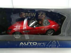 �y���������z�z�r�[�@�͌^�ԁ@�ԁ@���[�V���O�J�[ 118 autoart 70513 bmw z8 rouge neuf emballage dorigine