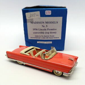 yzzr[@͌^ԁ@ԁ@[VOJ[ }fB\fXP[J[v~Aconquest madison models 143 scale 5 1956 lincoln premiere convertible